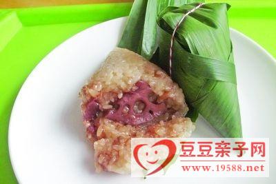 美味莲藕粽子（食谱）的做法